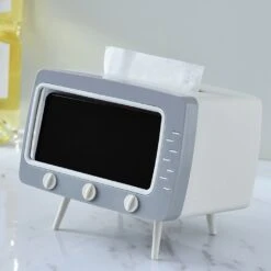 Kawaii TV Tissue Box Phone Holder – Limited Edition -Kawaiitherapy Shop 40842 c7h1jp