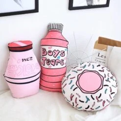 Kawaii Fun Cushion Shaped Plush Pillow