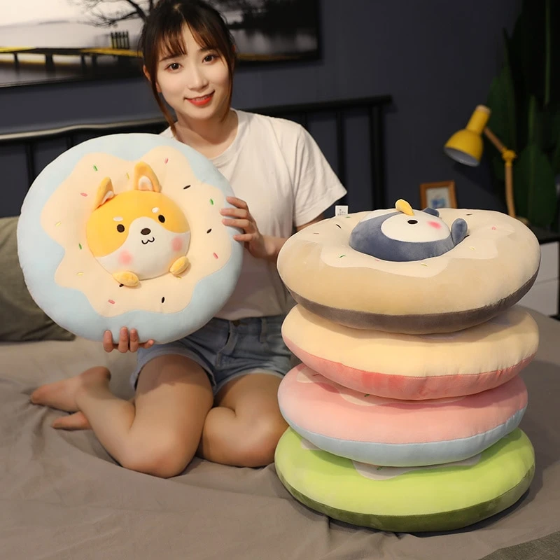 Kawaii Cuddly Animal Donut Plush XL (40cm) – Limited Edition 3 Kawaii Cuddly Animal Donut Plush XL (40cm) – Limited Edition - Image 3