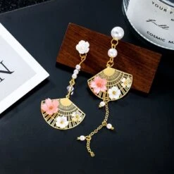 Kawaii Cherry Blossom Fan Earrings – Limited Edition 9 Kawaii Cherry Blossom Fan Earrings – Limited Edition -Kawaiitherapy Shop 41405 is0nt2