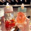 Kawaii Bunny Rabbit Glass Bottle (340ml)