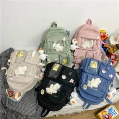 Kawaii Korea Style Canvas Backpack – Limited Edition 11 Kawaii Korea Style Canvas Backpack – Limited Edition -Kawaiitherapy Shop 41605 zlngl5