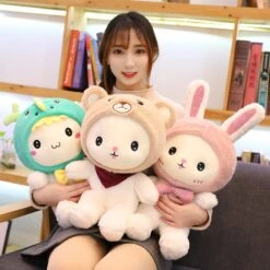Super Kawaii Huggable Bunny Rabbit Plush – Limited Edition -Kawaiitherapy Shop 42202 fa9cw5
