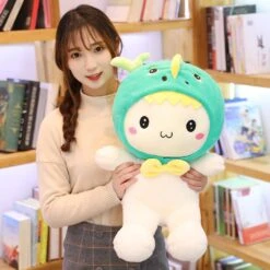 Super Kawaii Huggable Bunny Rabbit Plush – Limited Edition -Kawaiitherapy Shop 42202 mhphbj