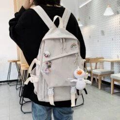 Kawaii Canvas Korea Style Backpack – Limited Edition -Kawaiitherapy Shop 42228 xsdyin