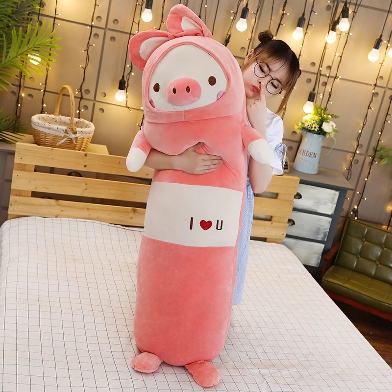 Kawaii Animal Roll Plush Collection (90cm) – Limited Edition 7 Kawaii Animal Roll Plush Collection (90cm) – Limited Edition - Image 7