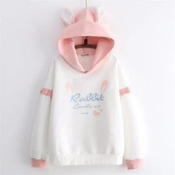 Kawaii Lovely Rabbit Harajuku Style Hoodie – Limited Edition