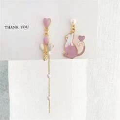 Kawaii Cat Balloon Earrings – Limited Edition -Kawaiitherapy Shop 42543 1rh9yi