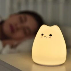 Kawaii Cat Silicone Lamp – Limited Edition
