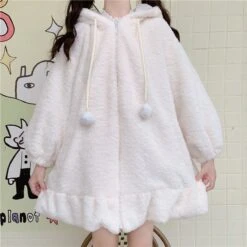 Kawaii Lovely Bunny Ears Harajuku Hoodie – Limited Edition -Kawaiitherapy Shop 42708 q4bkgu