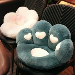 Kawaii Cat Paw Hearts Seat Cushion – Special Edition -Kawaiitherapy Shop 42763 ynj506