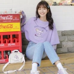 Kawaii Cool Summer Two-Piece Long Sleeve Shirt -Kawaiitherapy Shop 42799 yibps3