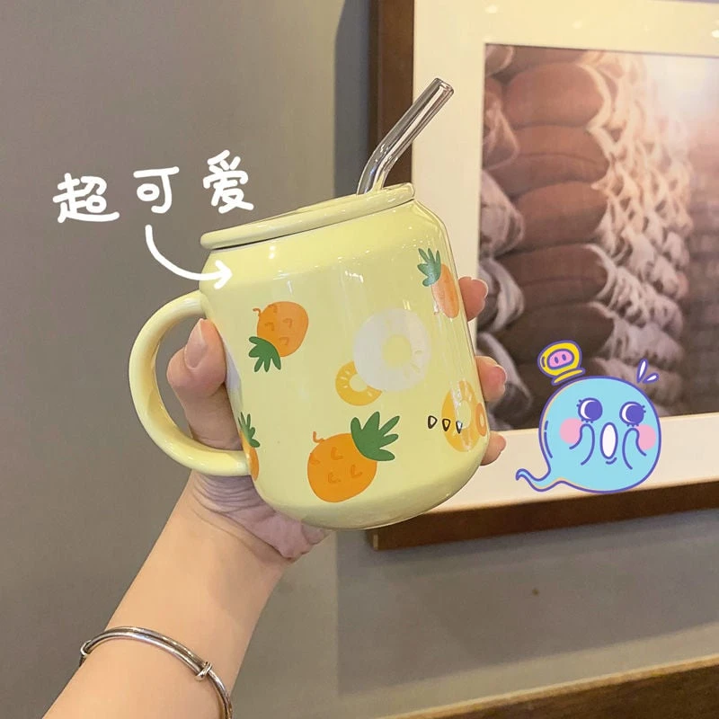 Kawaii Fruit Ceramic Cup – Special Edition 5 Kawaii Fruit Ceramic Cup – Special Edition - Image 5