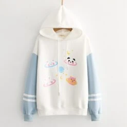 Kawaii Galaxy Stars Harajuku Pastel Hoodie – Special Edition -Kawaiitherapy Shop 43052 fyoaqu
