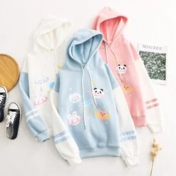 Kawaii Galaxy Stars Harajuku Pastel Hoodie – Special Edition -Kawaiitherapy Shop 43052 idglyu