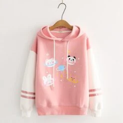 Kawaii Galaxy Stars Harajuku Pastel Hoodie – Special Edition
