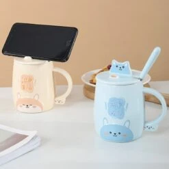 Kawaii Chubby Hamster Ceramic Cup (400ml) – Limited Edition -Kawaiitherapy Shop 43297 xbh9vg