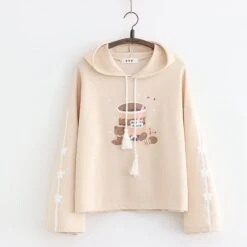 Kawaii Bear Milk Tea Harajuku Hoodie – Limited Edition -Kawaiitherapy Shop 43550 htiuc0
