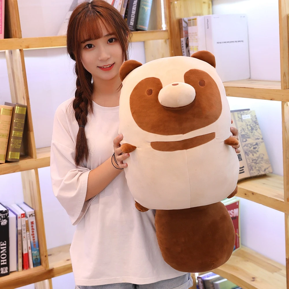 Kawaii Chubby Racoon Squirrel Plush XL (50cm) 3 Kawaii Chubby Racoon Squirrel Plush XL (50cm) - Image 3