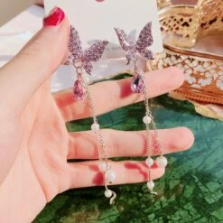Kawaii Korean Style Butterfly Earrings – Limited Edition -Kawaiitherapy Shop 44086 etbstq