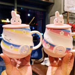 Kawaii Sweet Bunny Rabbit Ceramic Mug