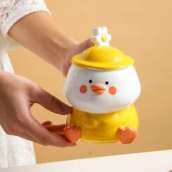 Kawaii Duck Ceramic Cup – Limited Edition -Kawaiitherapy Shop 44147 fybhdm
