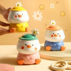 Kawaii Duck Ceramic Cup – Limited Edition