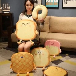 Kawaii Toasty Bread Collection Plush (40cm) – Limited Edition -Kawaiitherapy Shop 44234 rfdqy1