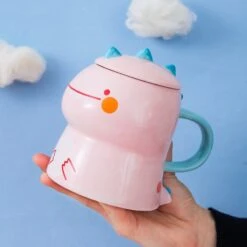 Kawaii Cute Dinosaur Ceramic Cup – Limited Edition -Kawaiitherapy Shop 44945 43tmj1
