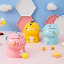 Kawaii Cute Dinosaur Ceramic Cup – Limited Edition -Kawaiitherapy Shop 44945 igplgi