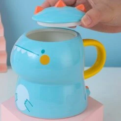 Kawaii Cute Dinosaur Ceramic Cup – Limited Edition -Kawaiitherapy Shop 44945 pkv8ec