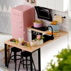 Kawaii DIY Miniature Furniture Dollhouse -Kawaiitherapy Shop 45385 cyvglt