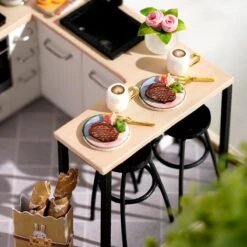 Kawaii DIY Miniature Furniture Dollhouse -Kawaiitherapy Shop 45385 nsmib9