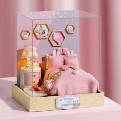 Kawaii DIY Miniature Furniture Dollhouse