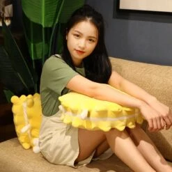 Kawaii Snacks Biscuit Pillow Plush -Kawaiitherapy Shop 45415 2tki8h