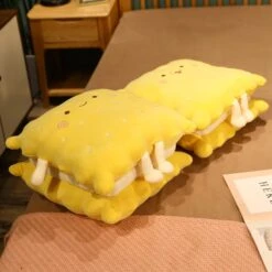 Kawaii Snacks Biscuit Pillow Plush -Kawaiitherapy Shop 45415 dpoaha