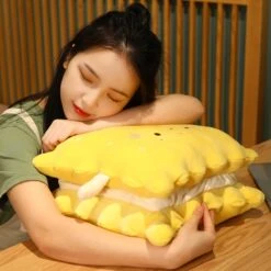 Kawaii Snacks Biscuit Pillow Plush -Kawaiitherapy Shop 45415 xljmse