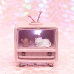 Kawaii Cat TV Lamp – Special Edition -Kawaiitherapy Shop 45554 jwf3ak