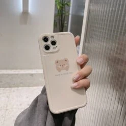 Kawaii Bubble Tea Bear Phone Case -Kawaiitherapy Shop 46128 2koyvz