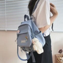 Kawaii Canvas Japanese Style Harajuku Backpack -Kawaiitherapy Shop 46232 8ggbbu scaled 1