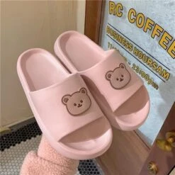 Kawaii Bear Harajuku Slippers – Limited Edition -Kawaiitherapy Shop 46451 axpnu3
