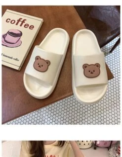 Kawaii Bear Harajuku Slippers – Limited Edition -Kawaiitherapy Shop 46451 hgwfiv
