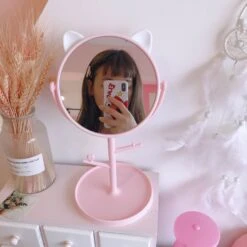 Kawaii Cat Ears Desktop Mirror – Limited Edition 8 Kawaii Cat Ears Desktop Mirror – Limited Edition -Kawaiitherapy Shop 46745 ejdkza