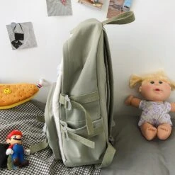 Kawaii Canvas Harajuku School Backpack – Limited Edition -Kawaiitherapy Shop 46994 jjfit7