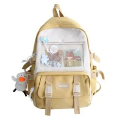 Kawaii Canvas Harajuku School Backpack – Limited Edition -Kawaiitherapy Shop 46994 kqpyqs