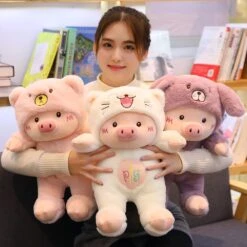 Kawaii Lovely Pig Dressed Up Plush – Limited Edition