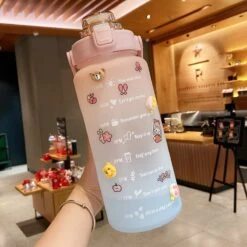 Kawaii Jumbo Pastel Style Water Bottle -Kawaiitherapy Shop 47167 cvvyta