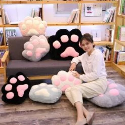 Kawaii Harajuku Cat Paw Cushion – Limited Edition -Kawaiitherapy Shop 47353 5ffrht