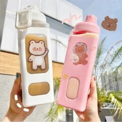 Kawaii Pastel Transparent Style Bottle – Limited Edition -Kawaiitherapy Shop 47451 un0wrv