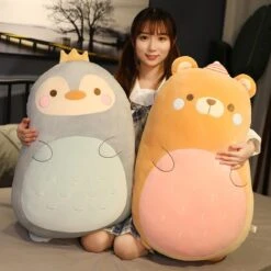 Kawaii Lovely Cute Mochi Animal Plush -Kawaiitherapy Shop 47491 3hxrqt